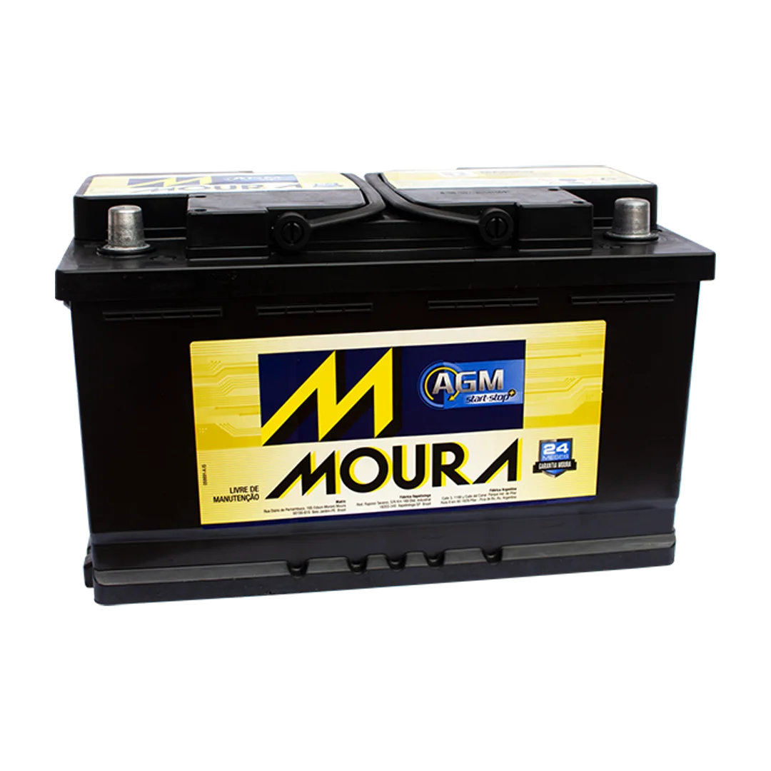 Bateria Start Stop Moura EFB 80Ah MF80CD - Baterias Delivery SP