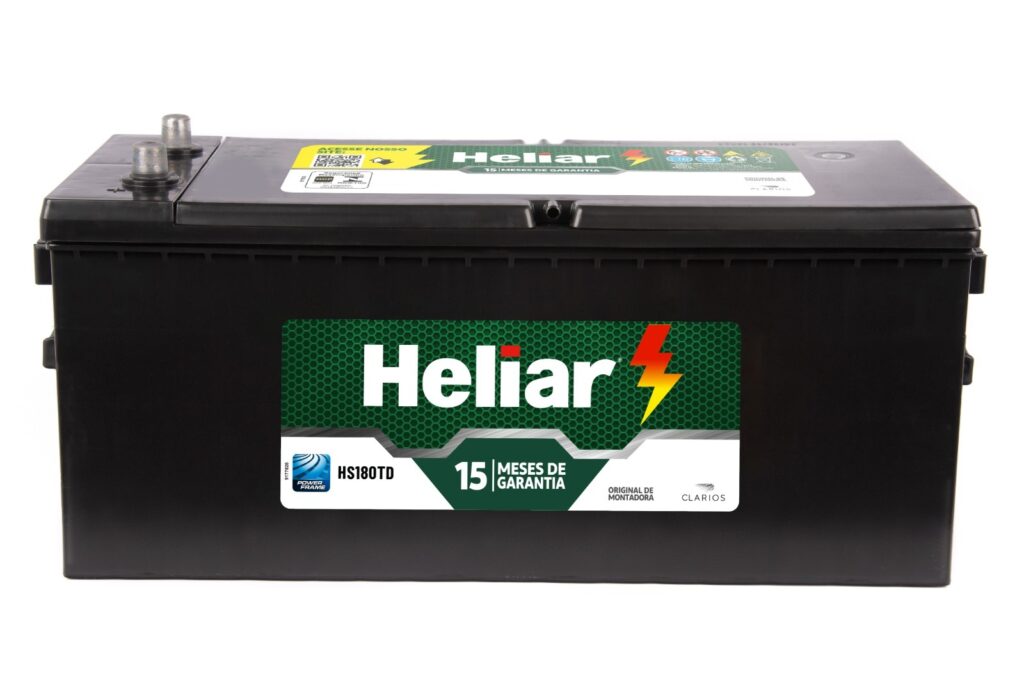 HS180TD: 180Ah - Baterias Frota Heliar Comercial