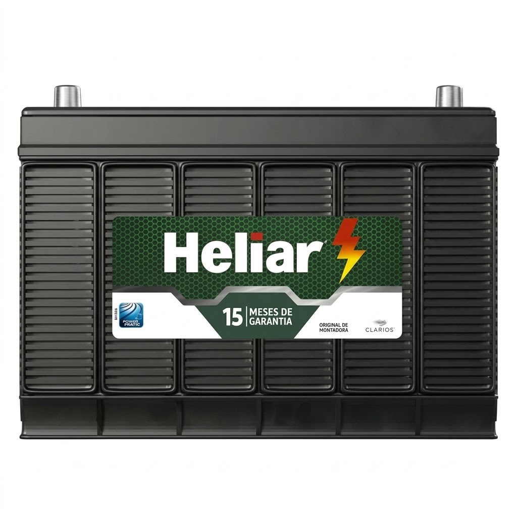 Bateria Heliar H100LE 100Ah | Entrega e Instalação Grátis