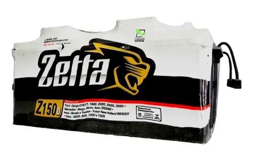 Bateria Zetta 150Ah Caminhão - Entrega Rápida