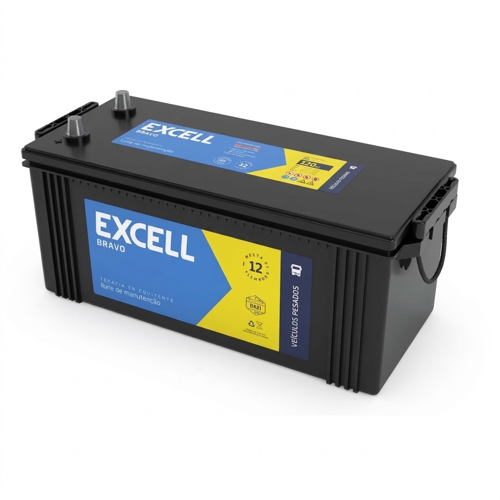 Bateria Excell 180Ah – Entrega e instalação Rápida
