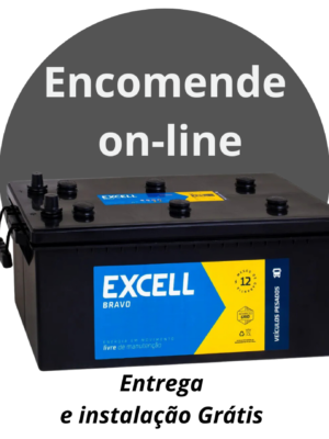 Bateria Excell EXF-225OE - 225Ah | Pronta Entrega para Caminhão