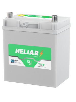 Bateria Heliar H45JE 45Ah 12V - Original de Montadora