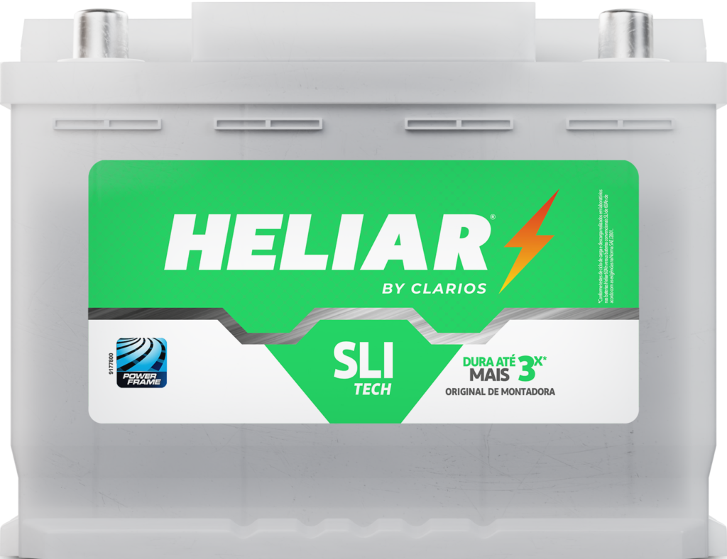 Bateria Heliar 65Ah - Original de Montadora