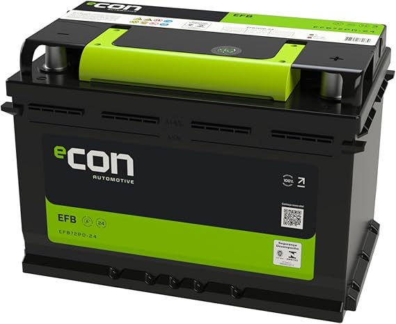 Bateria eCON 72Ah EFB - Para Veículos Start-Stop