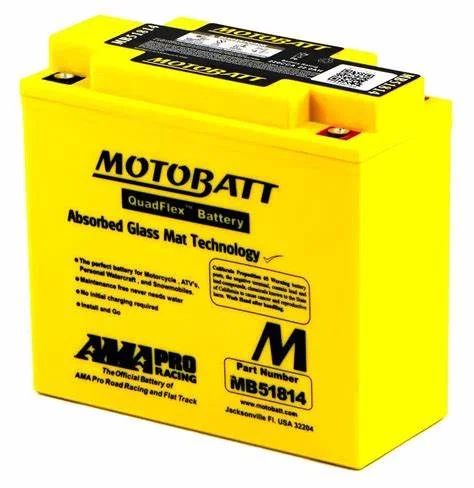 Bateria de Moto Motobatt MB51814 | Tecnologia QuadFlex