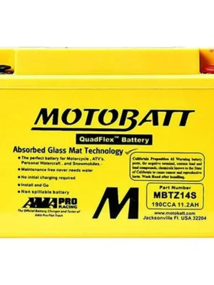 Bateria Motobatt MBTX14S AGM 12V 16Ah - QuadFlex