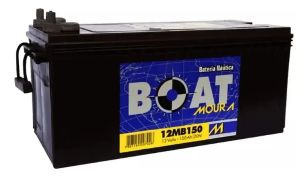 Bateria Moura Boat 12MB150 150Ah | Pronta Entrega para Barcos
