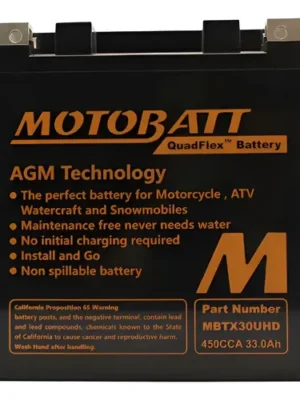 Bateria Motobatt Mbtx30u-hd - Agm Quadflex