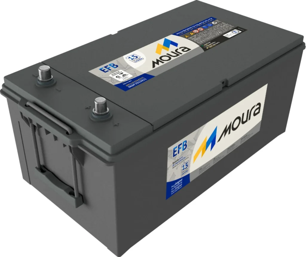 Bateria Moura EFB 225 AH - Entrega e Instalaçlão Grátis