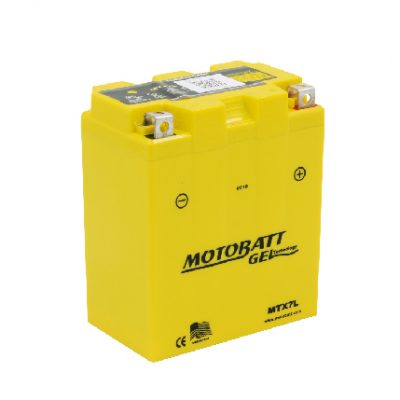 Bateria de Moto Motobatt MTX7A / YTX7A-BS 7Ah | Livre de Manutenção