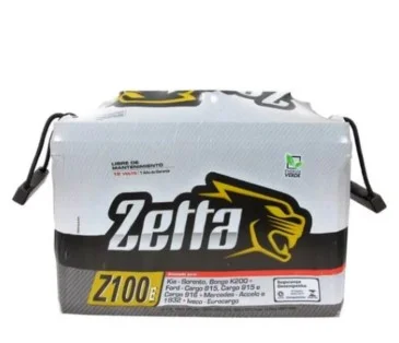 Bateria Zetta 100 Amperes | Troca Grátis no Local