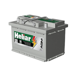 Bateria Heliar AGM HAGM60HD 60Ah | Entrega e Instalação Grátis