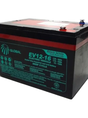 4 Bateria Seladas Global Ciclo Profundo EV 12V 16AH2  | Pronta Entrega
