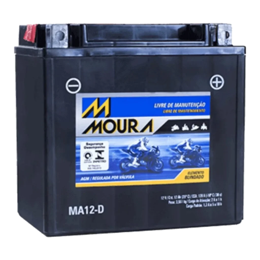 Bateria Moura MA12D Moto | Pronta Entrega