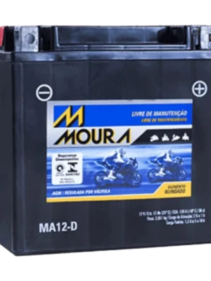 Bateria Moura MA12D Moto | Pronta Entrega