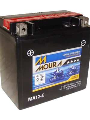 Bateria Moura MA12E Moto | Pronta Entrega