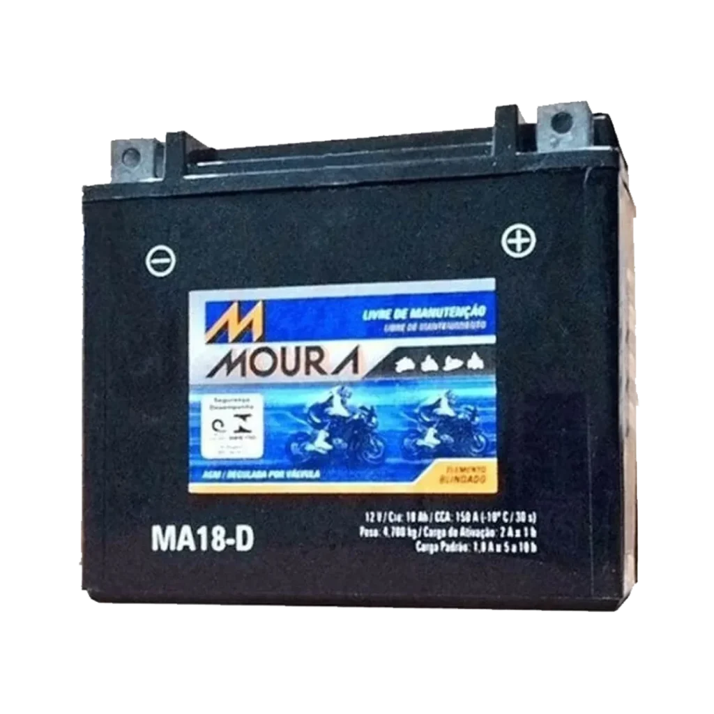 Bateria Moura MA18D Moto | Pronta Entrega