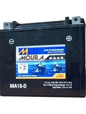 Bateria Moura MA18D Moto | Pronta Entrega