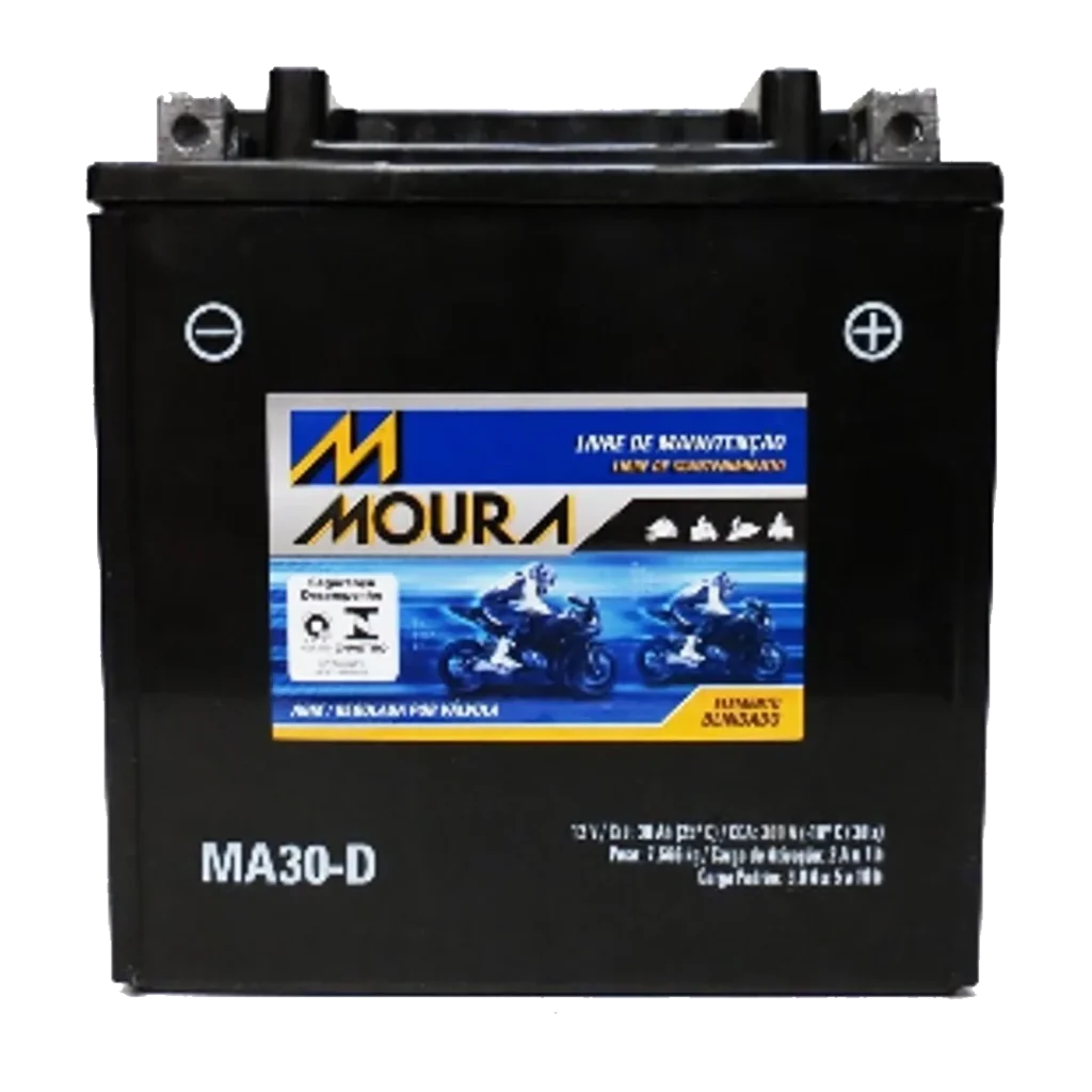 Bateria Moura MA30D Moto | Pronta Entrega