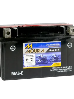 Bateria Moura Moto MA6-EI | Entrega e Instalação Grátis