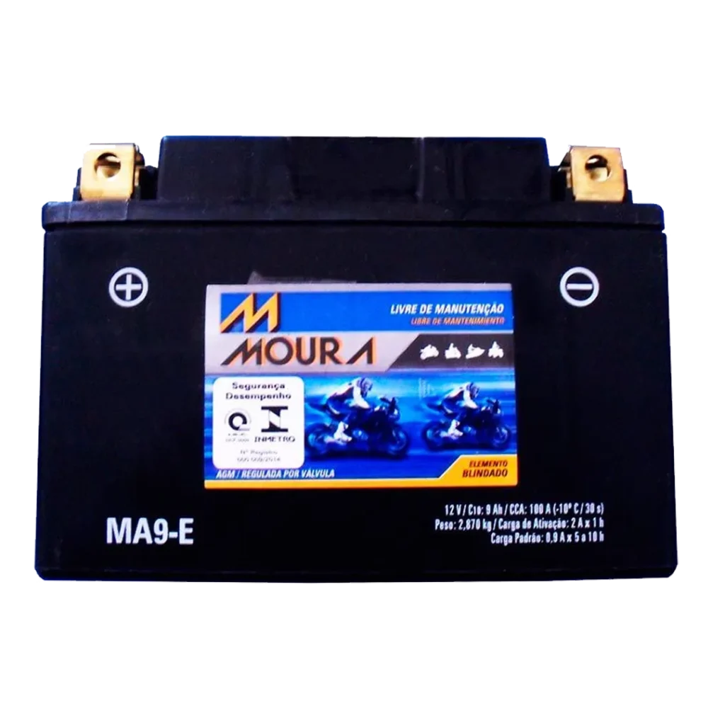 Bateria Moura MA9E Moto | Pronta Entrega