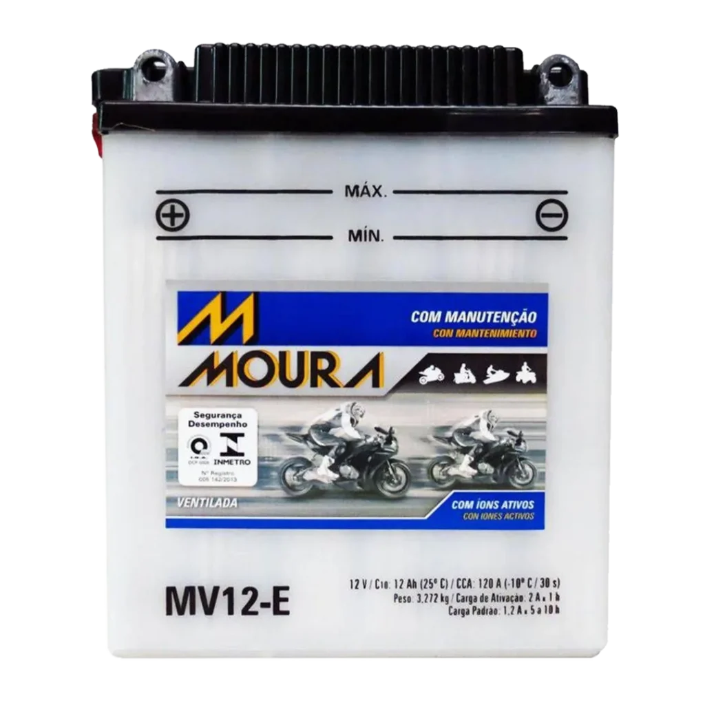 Bateria Moura MV12E Moto | Pronta Entrega