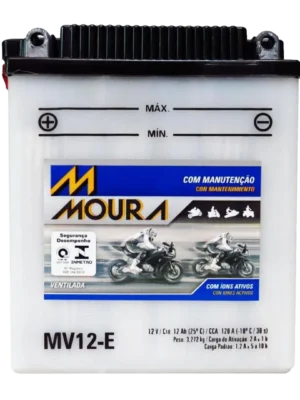 Bateria Moura MV12E Moto | Pronta Entrega