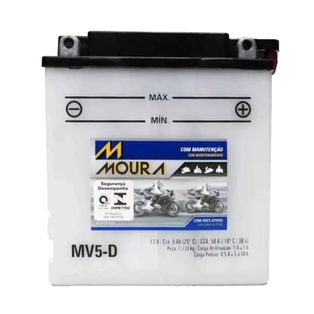 Bateria Moura MV5D Moto | Pronta Entrega
