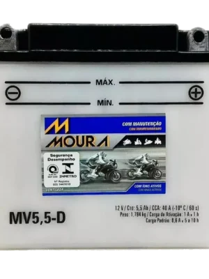 Bateria Moura MV5,5E Moto | Pronta Entrega