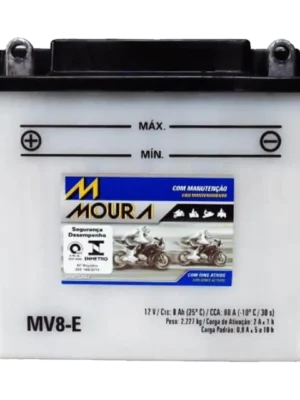 Bateria Moura MV8-E Moto | Pronta Entrega