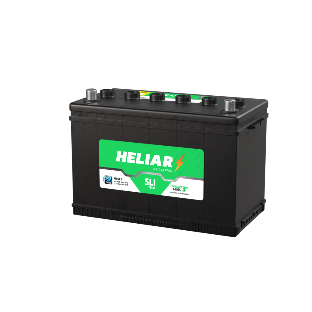 Bateria Automotiva Heliar H90LD – Entrega e Instalação Rápida