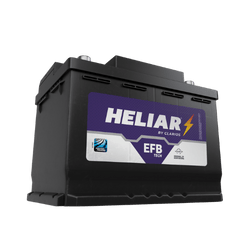 Bateria Heliar 60 Ah EFB Start Stop | Troca Grátis no Local