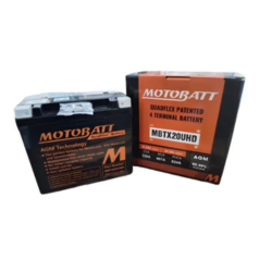 Bateria Motobatt MBTX20U HD AGM 12V 21Ah - Alta Performance