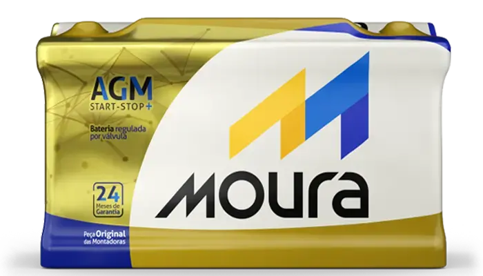 Bateria Moura AGM 80Ah | Entrega e Instalação Grátis